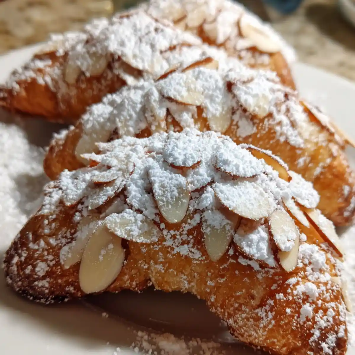 Almond Horns Recipe With Powdered Sugar