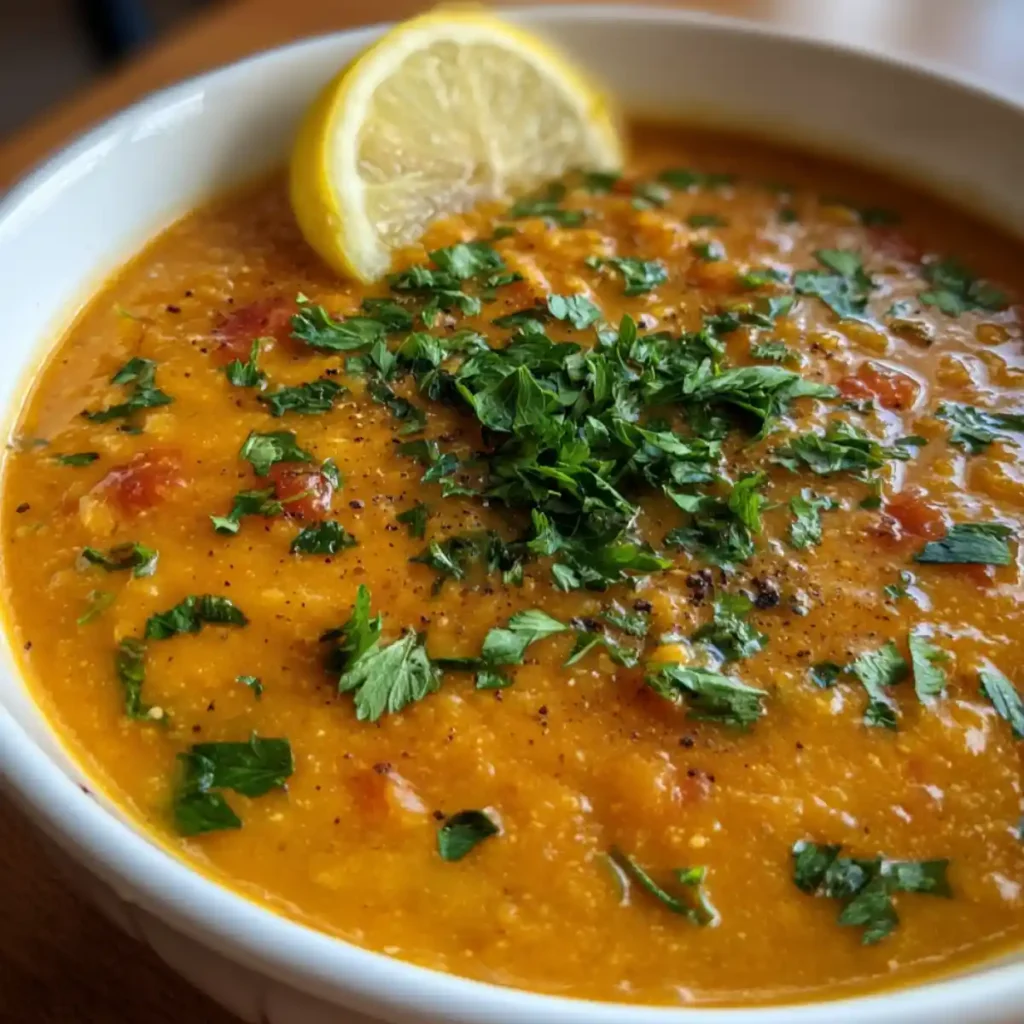 Arabic Lentil Soup Recipe With Cumin