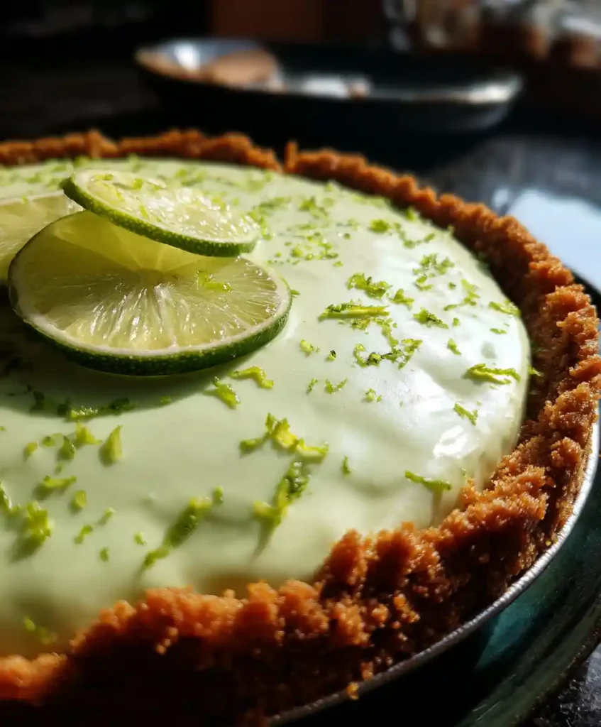 Avocado Key Lime Pie Recipe With Graham Crust
