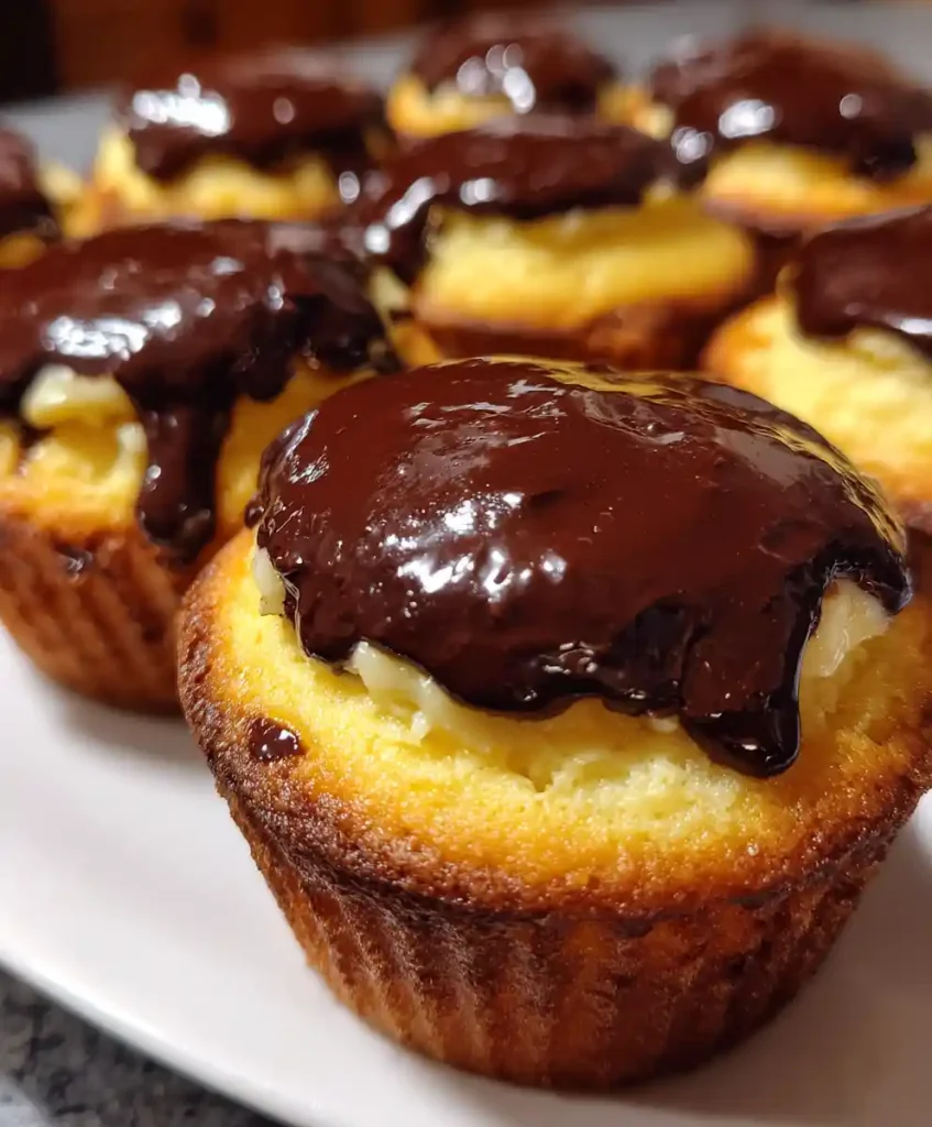 Boston Cream Cupcake Recipe With Custard Filling Recipe
