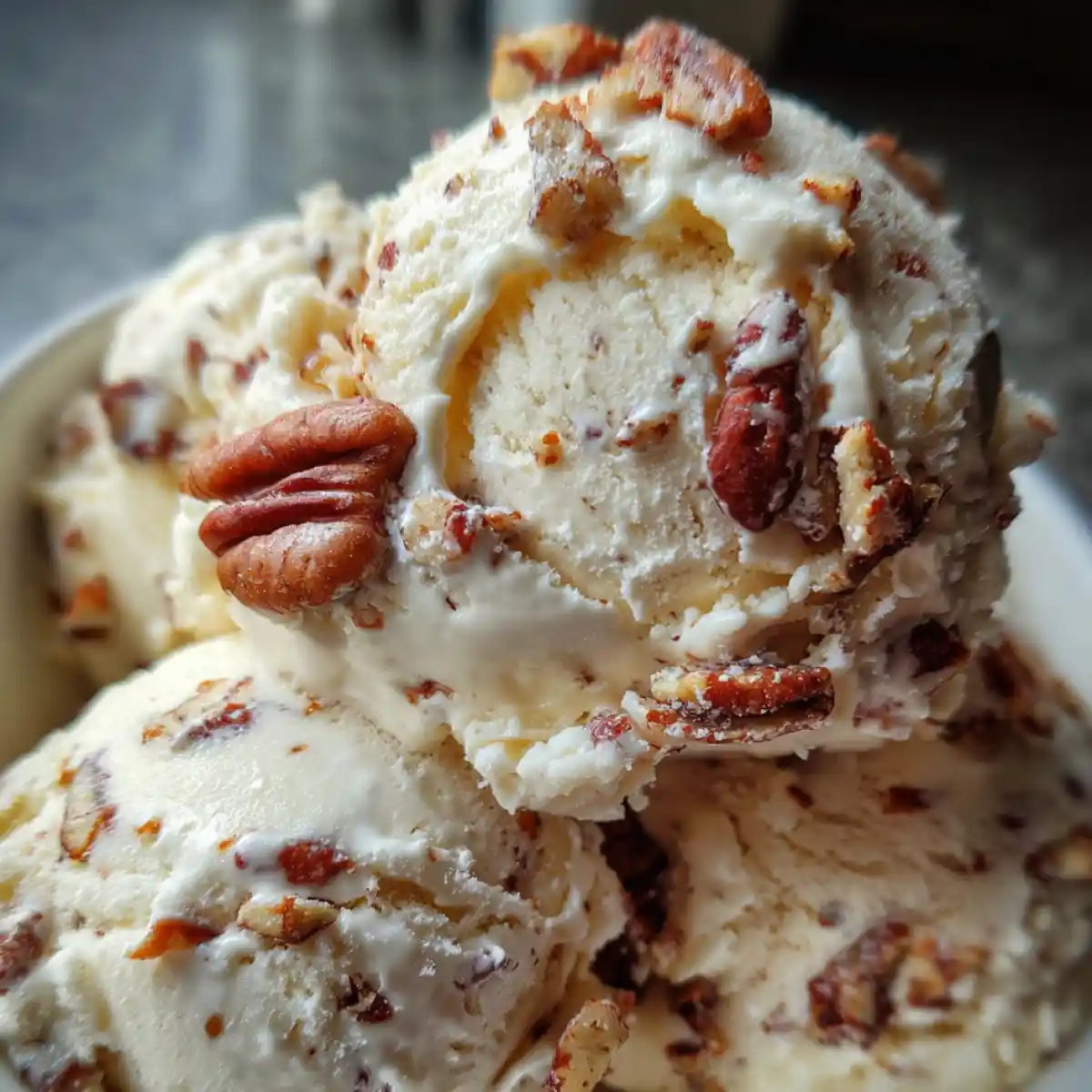 Butter Pecan Ice Cream With Toasted Nuts Recipe