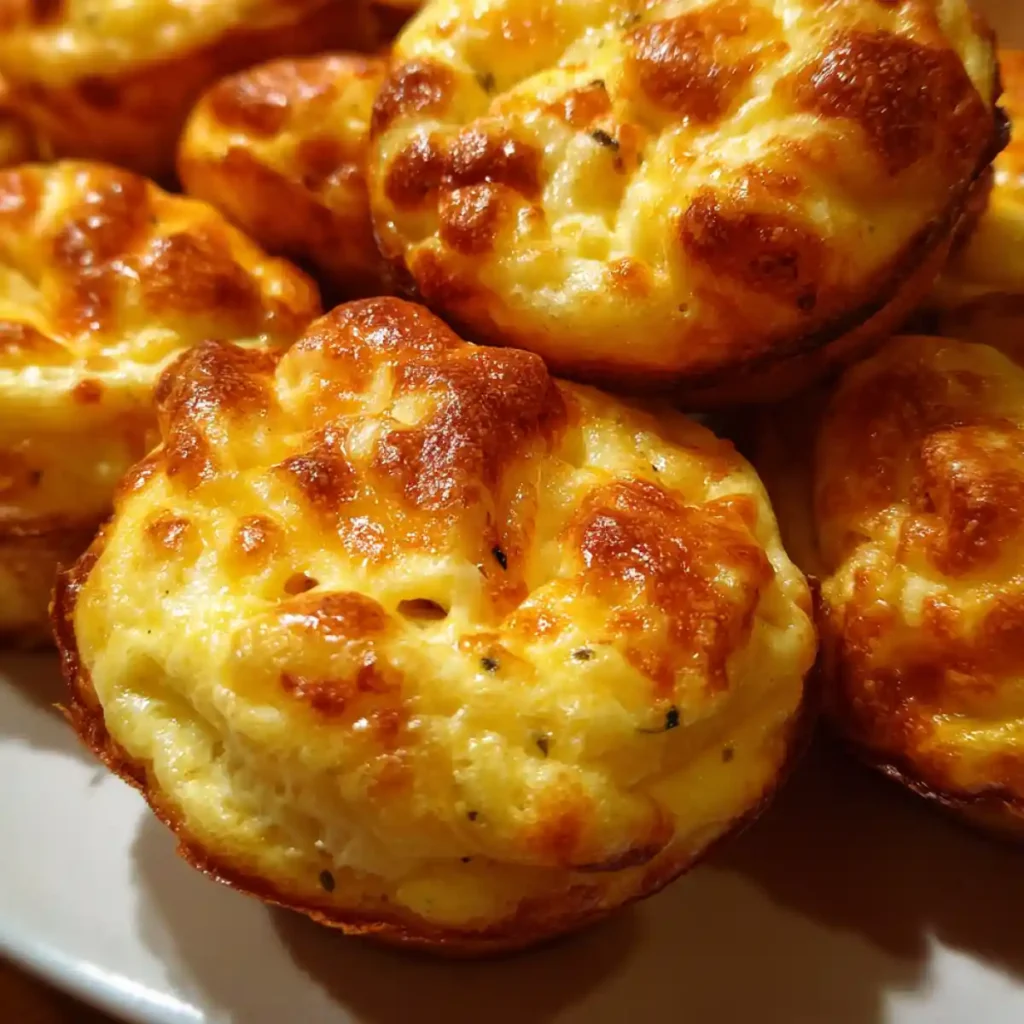 Cheesy Oven Baked Egg Bites