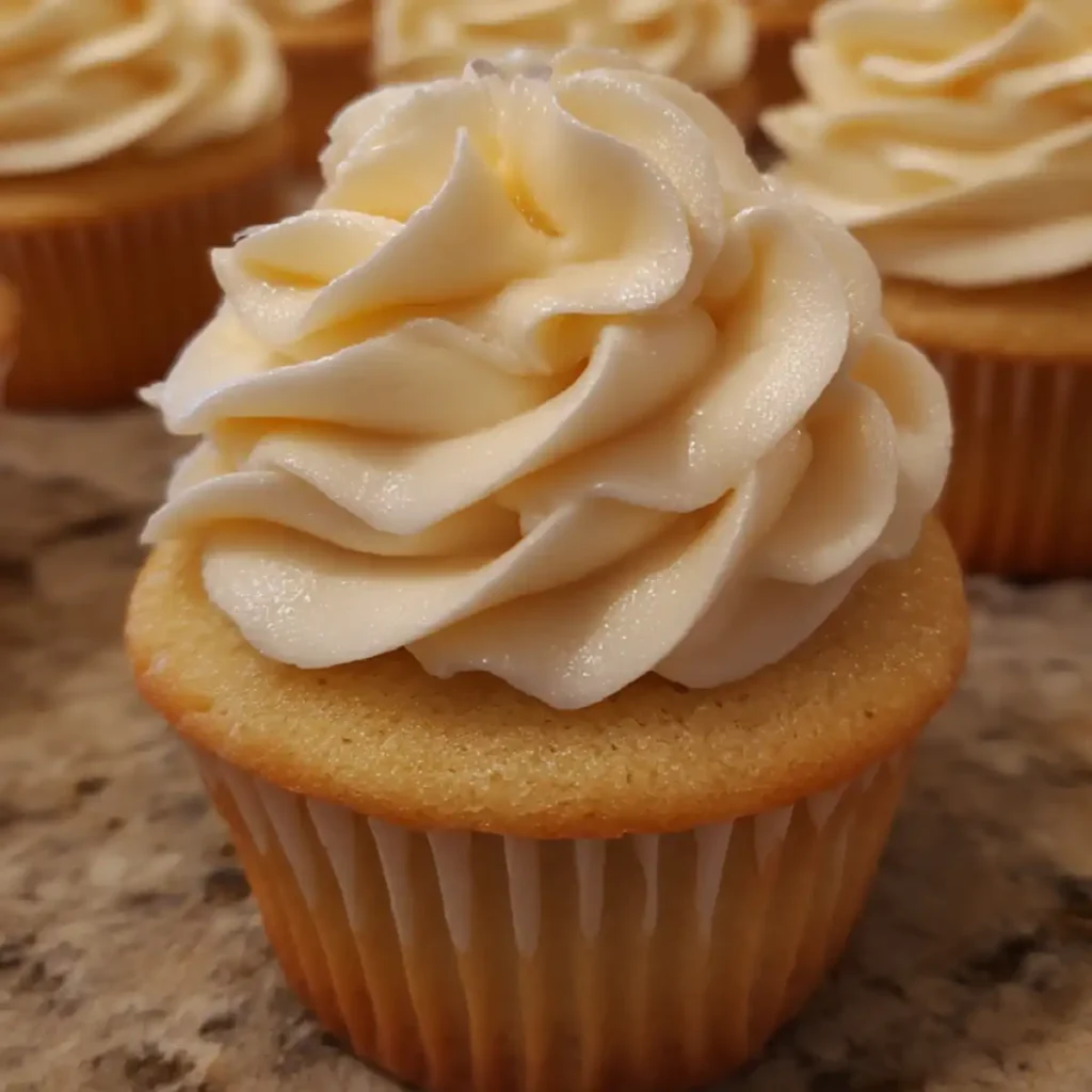 Classic Vanilla Buttercream Cupcakes