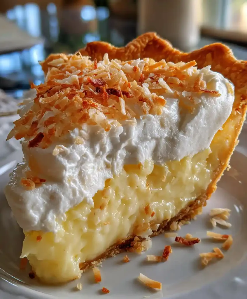 Coconut Cream Pie Recipe With Flaky Crust Recipe