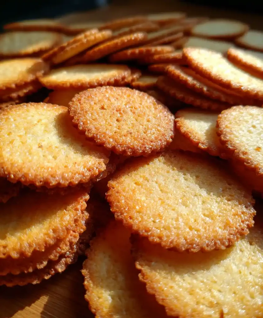 Crispy Homemade Vanilla Wafers