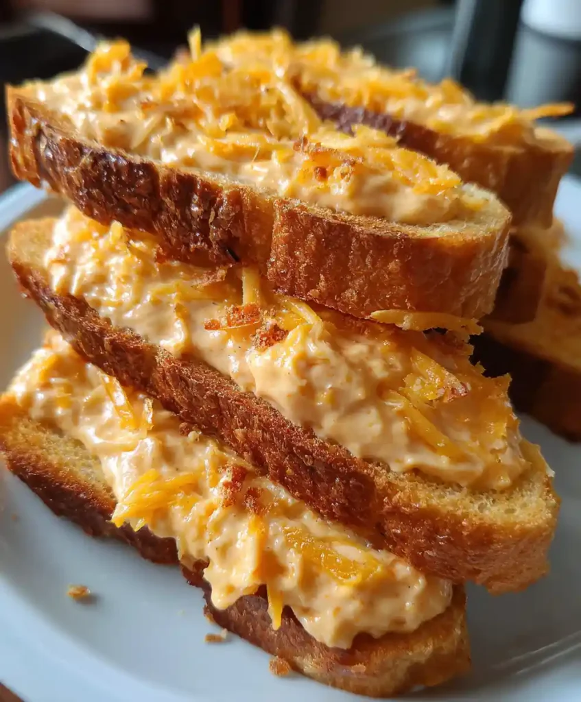 Crispy Melba Toast With Cheese Spread Recipe