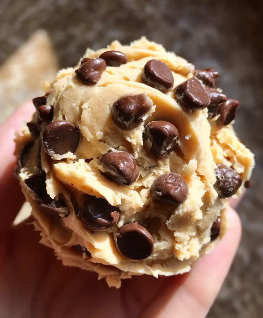 Edible Cookie Dough With Chocolate Chips Recipe