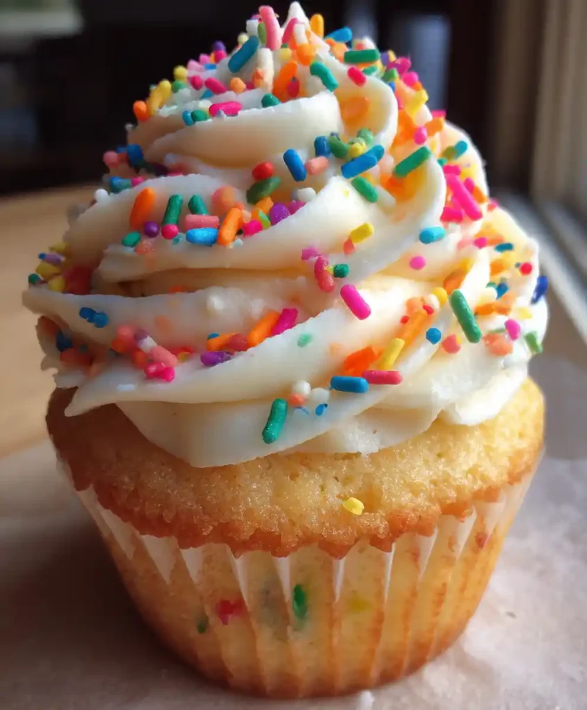 FNAF Cupcake Recipe With Colorful Sprinkles Recipe