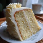 Fluffy White Cake With Vanilla Buttercream Recipe
