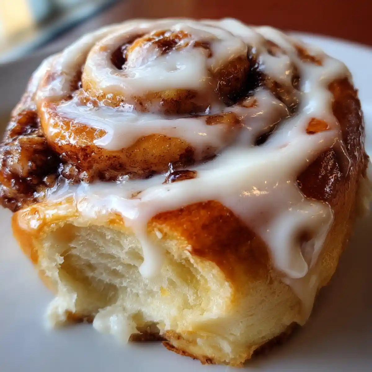 Giant Fluffy Cinnamon Roll Recipe With Cream Cheese Icing