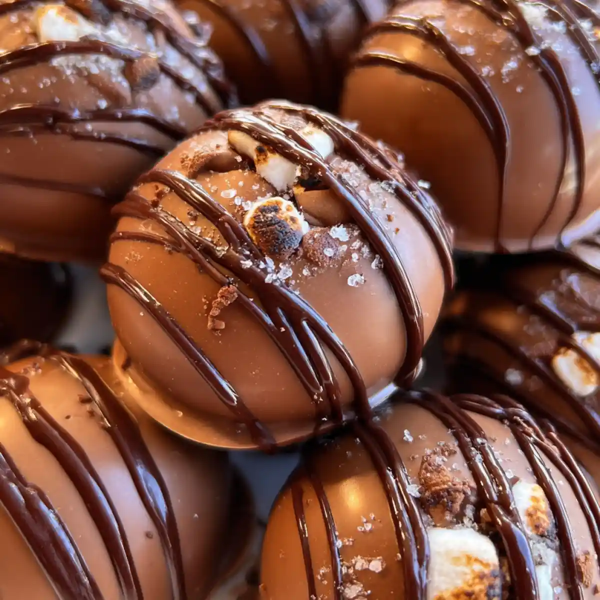 Hot Chocolate Bombs With Mini Marshmallows