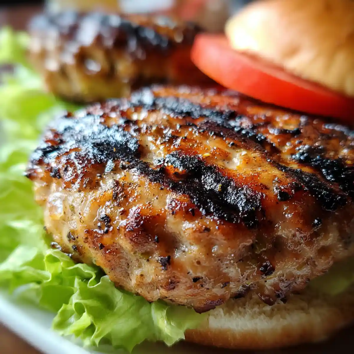 Juicy Grilled Turkey Burgers With Seasoning