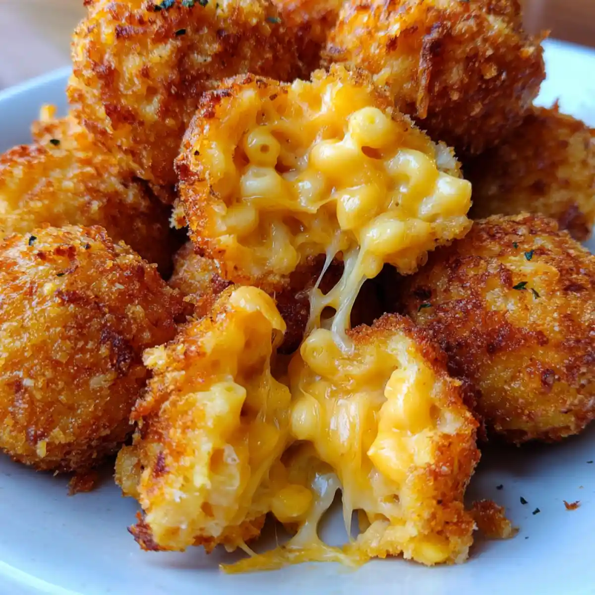 Mac And Cheese Bites With Crispy Breadcrumbs Recipe