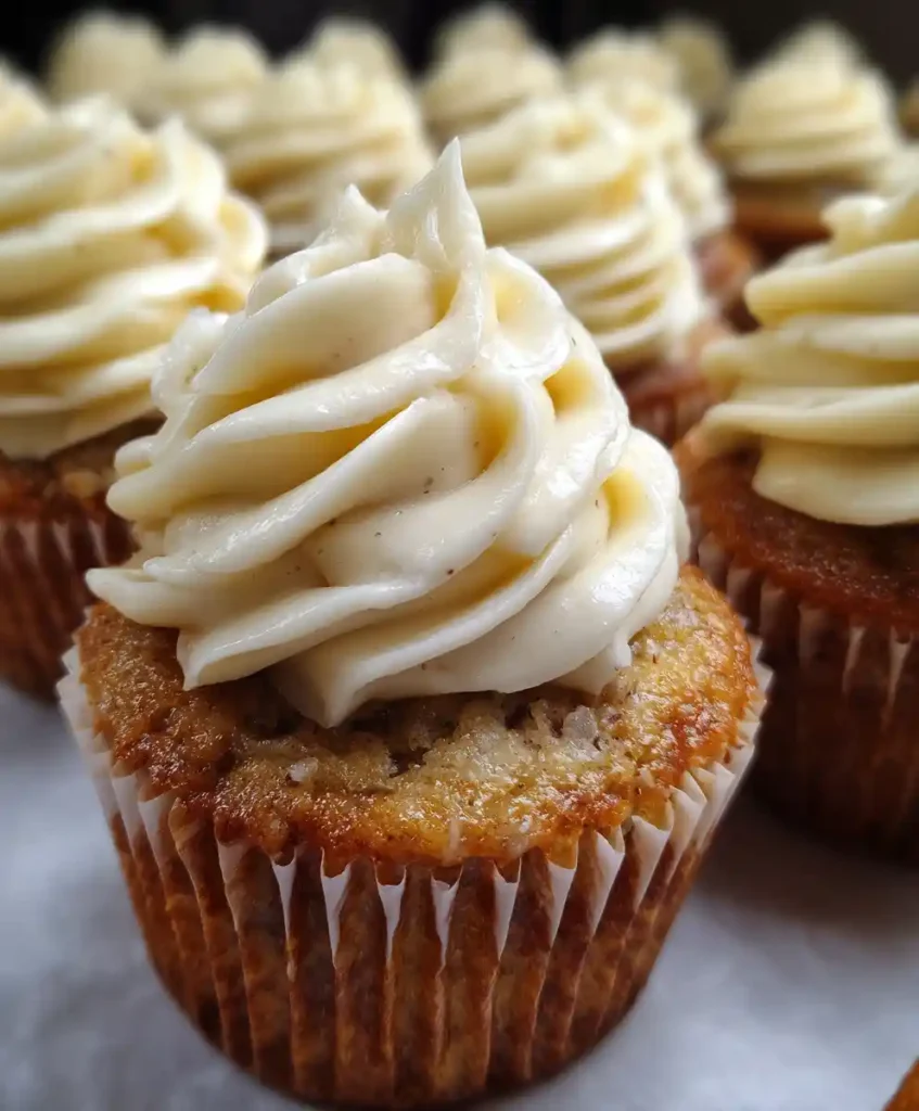Moist Banana Cupcake Recipe With Cream Cheese Frosting Recipe