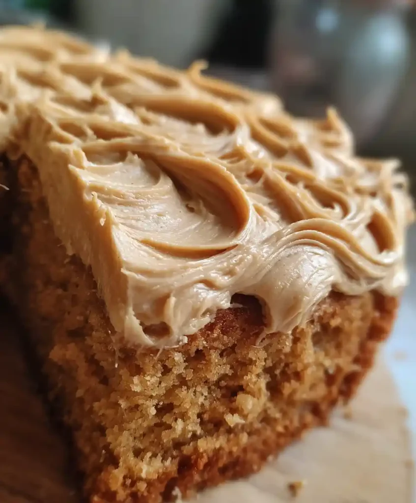 Peanut Butter Frosted Dog Cake