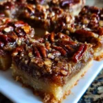Pecan Pie Squares Recipe With Buttery Crust