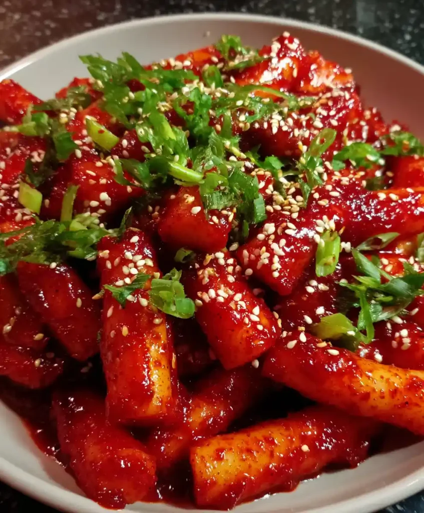 Rice Cakes Korean Style With Gochujang Sauce Recipe