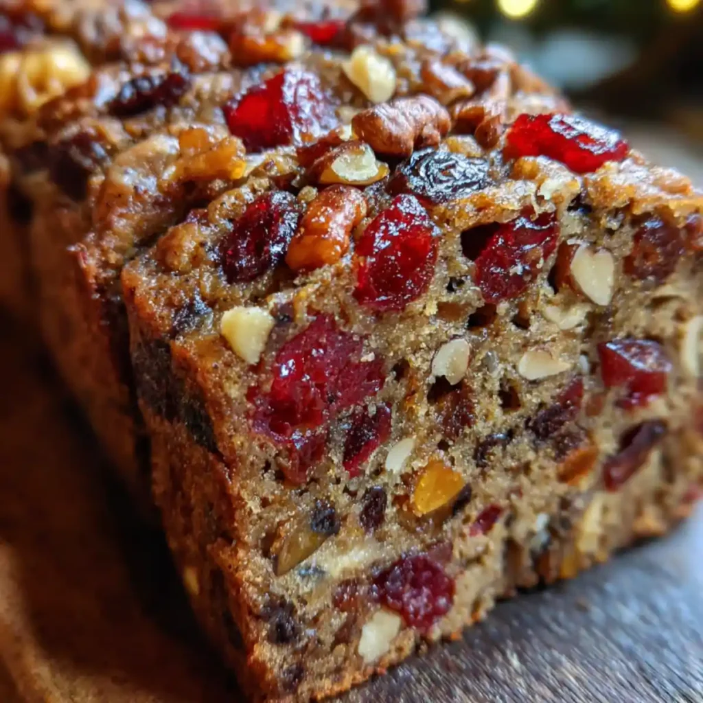 Rich Holiday Fruit Cake With Nuts