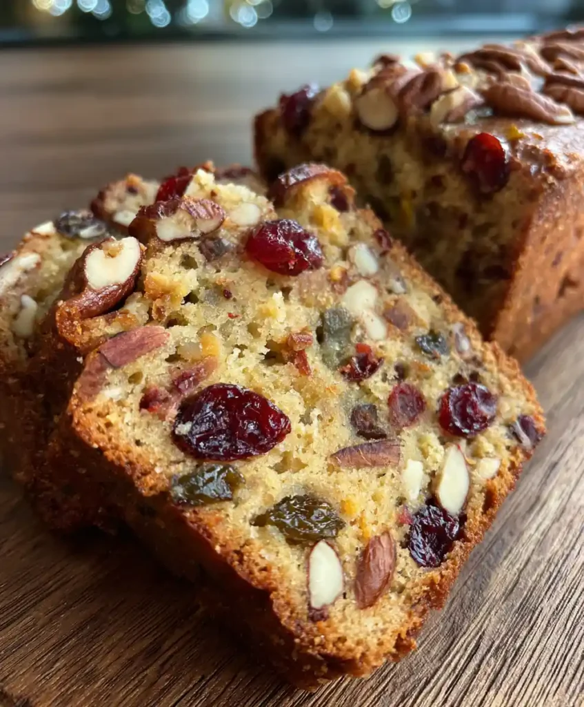 Rich Holiday Fruit Cake With Nuts Recipe