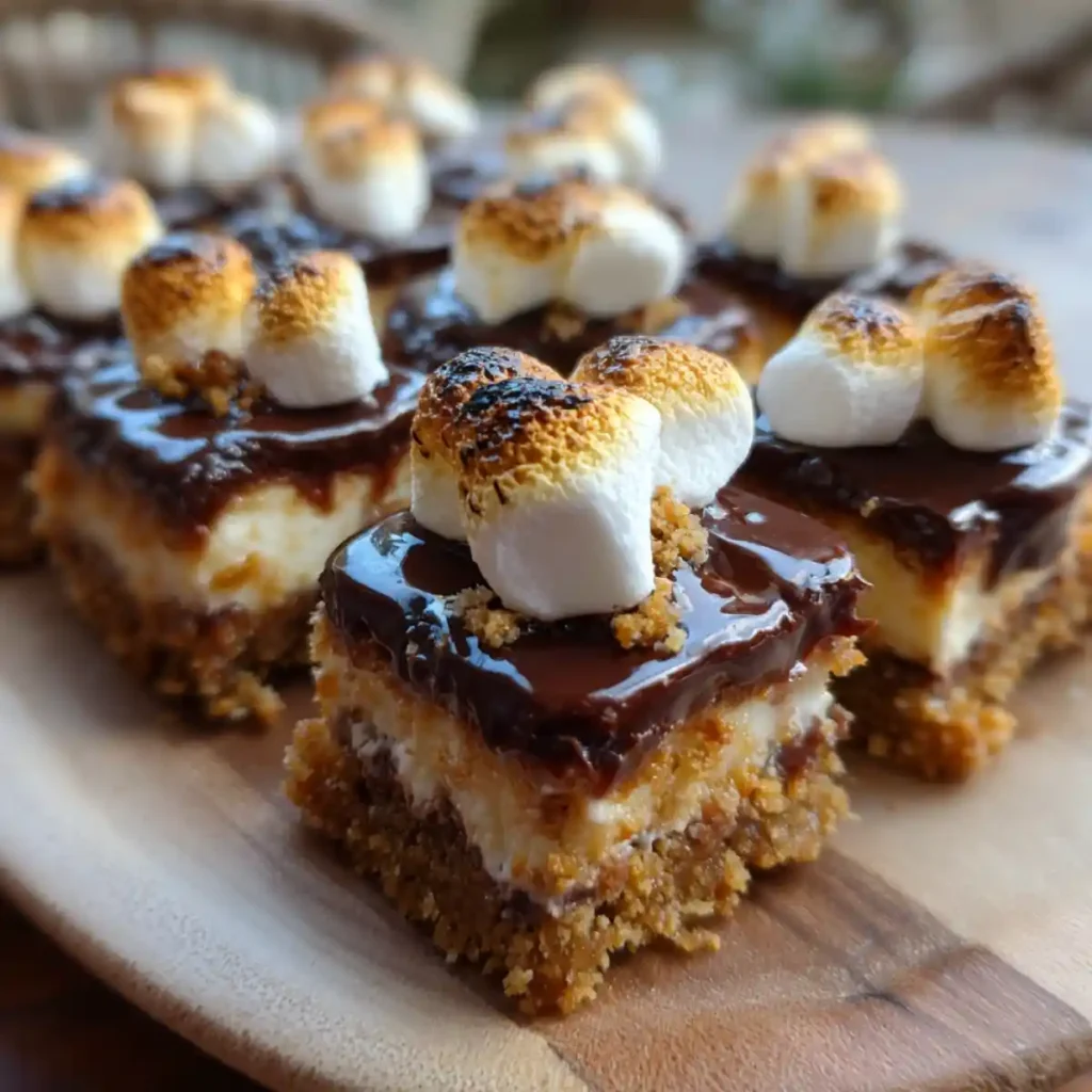 SMore Bites Recipe With Graham Crust