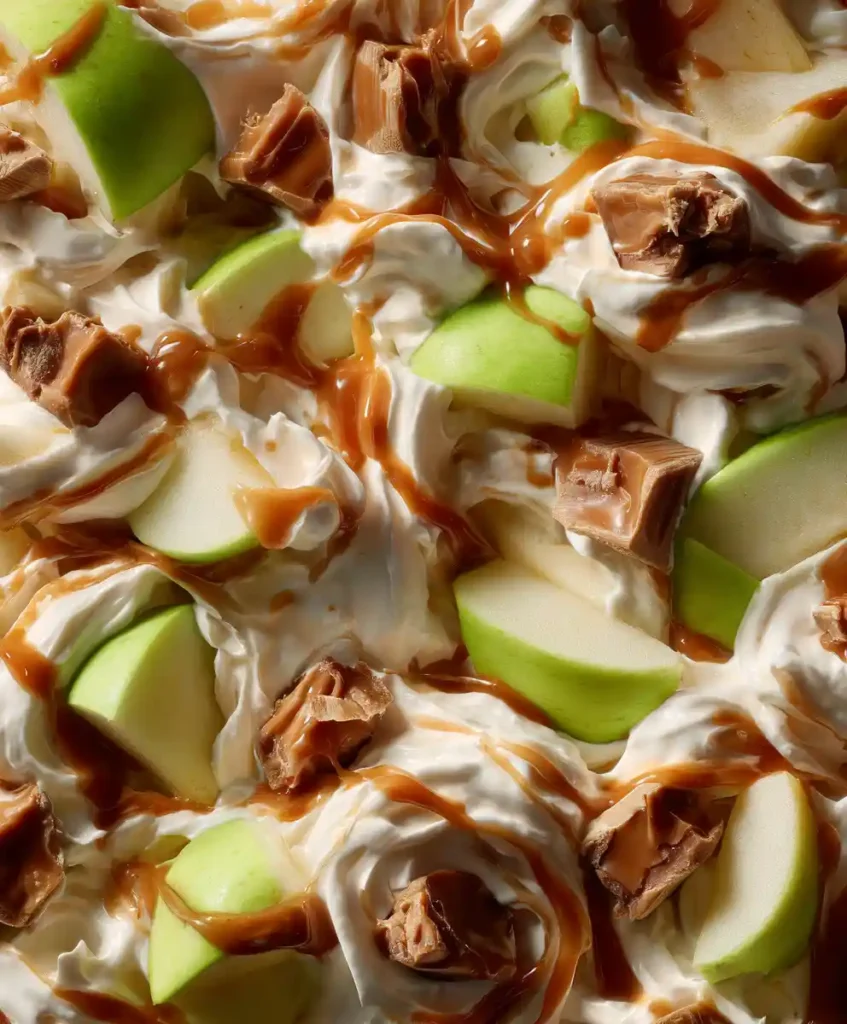 Snicker Salad Recipe With Vanilla Pudding And Apples Recipe