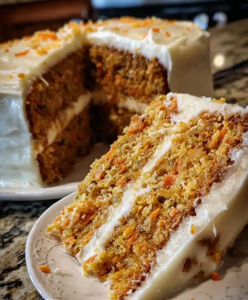 Spiced Cream Cheese Carrot Cake