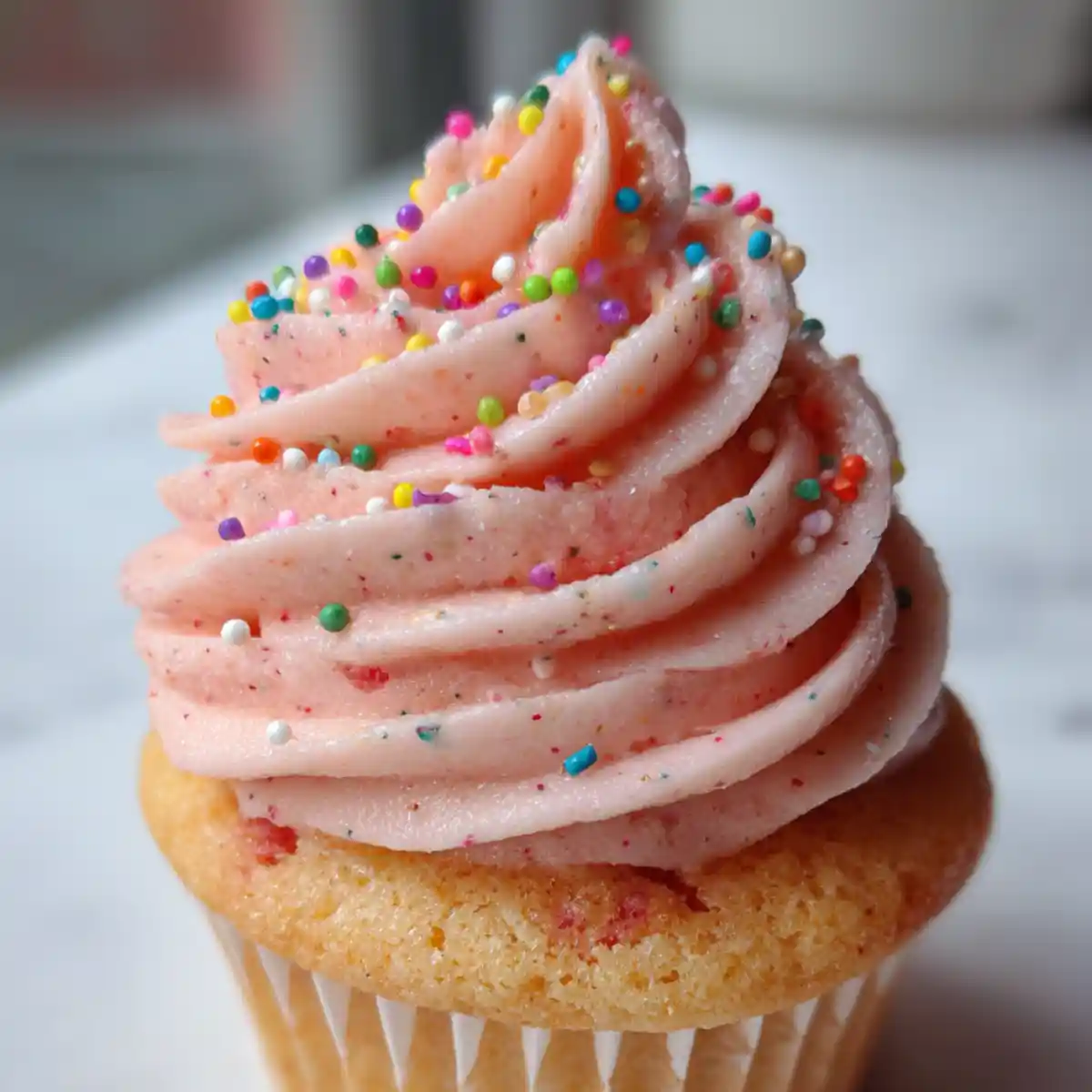 Sprinkles Strawberry Cupcake Recipe With Pink Icing