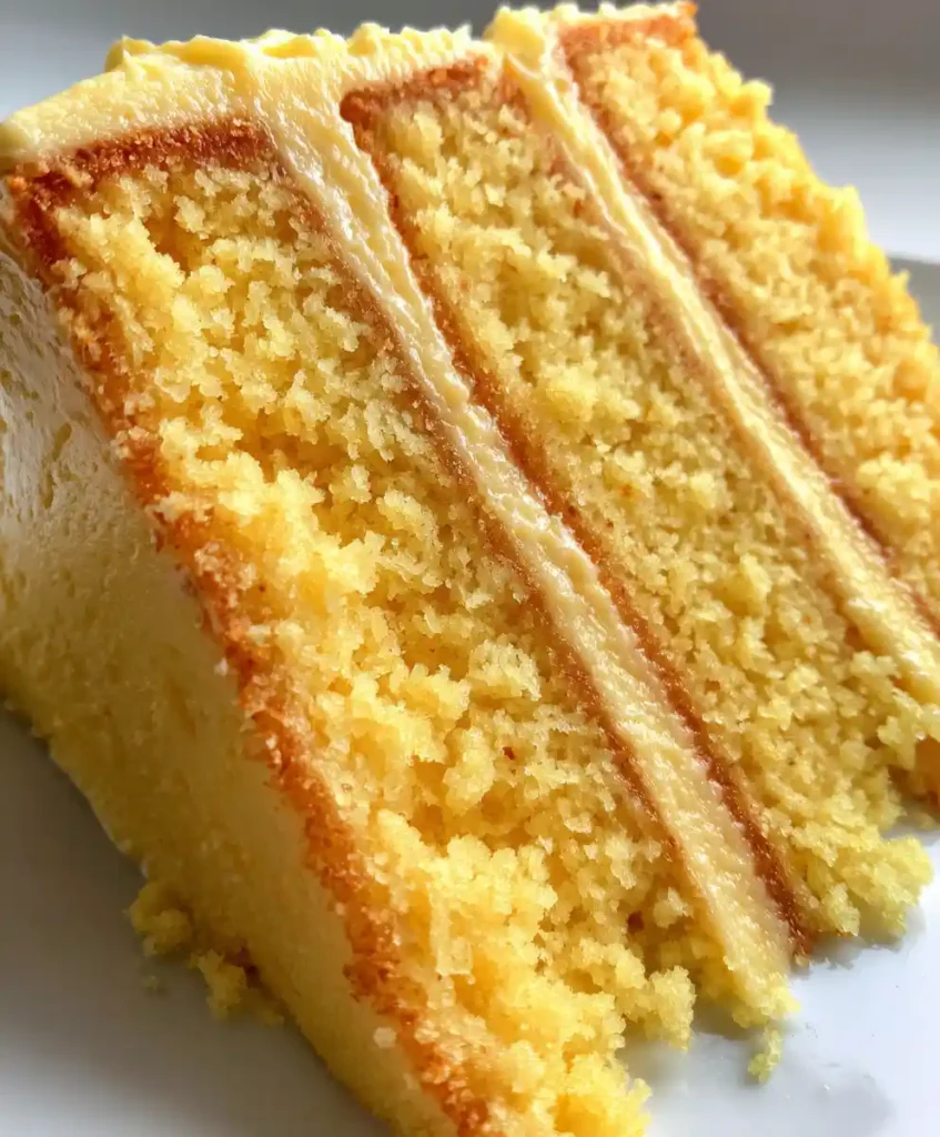 Yellow Velvet Recipe Moist Layer Cake