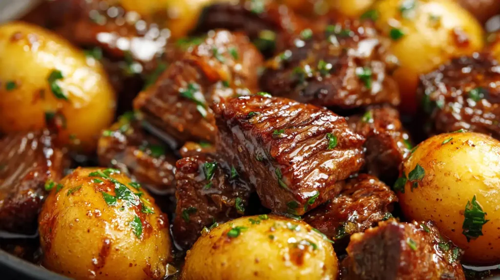 Slow Cooker Garlic Butter Beef