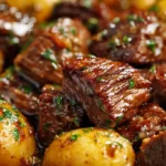 Slow Cooker Garlic Butter Beef