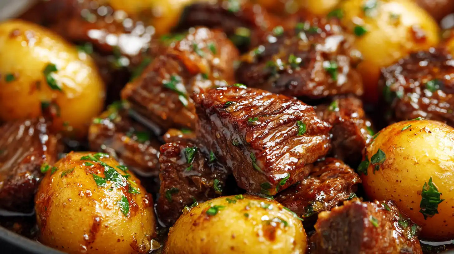 Slow Cooker Garlic Butter Beef