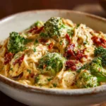 Creamy Shredded Crockpot Chicken