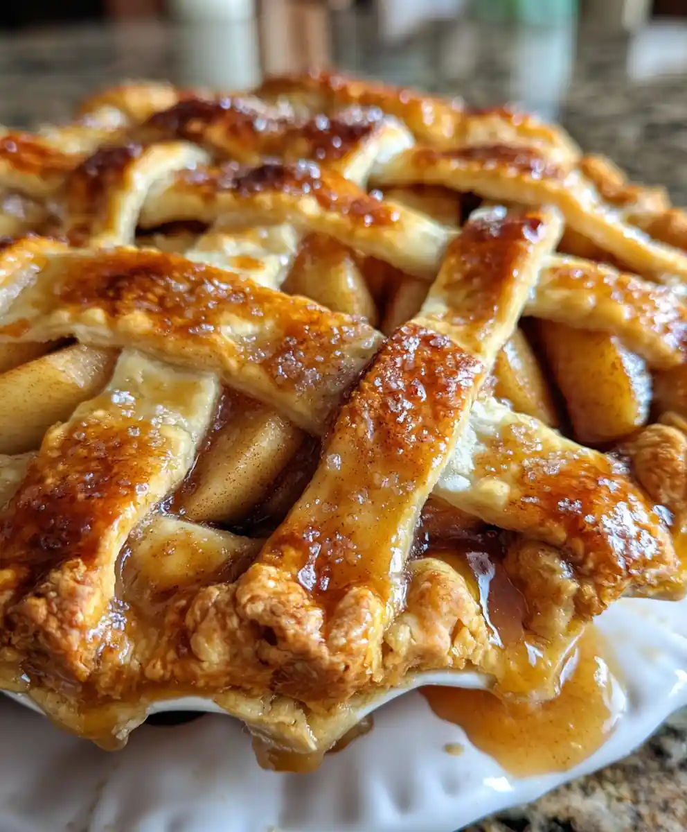 Apple Pie Recipe Deep-Dish Cinnamon Lattice