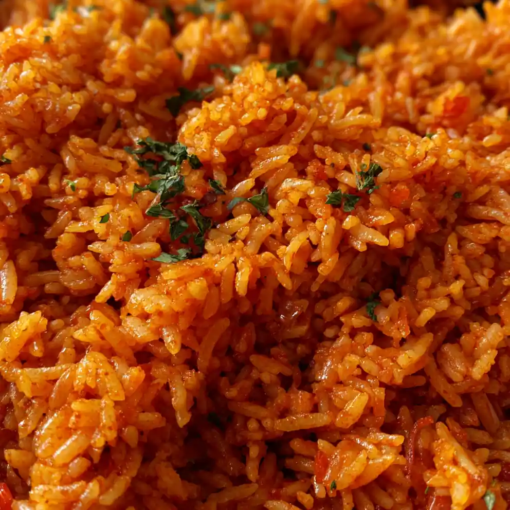 Authentic Jollof Rice Recipe with Tomato and Peppers