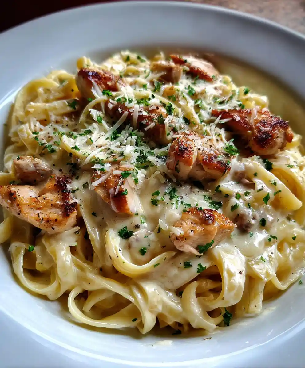 Chicken Alfredo Recipe Creamy Skillet Fettuccine