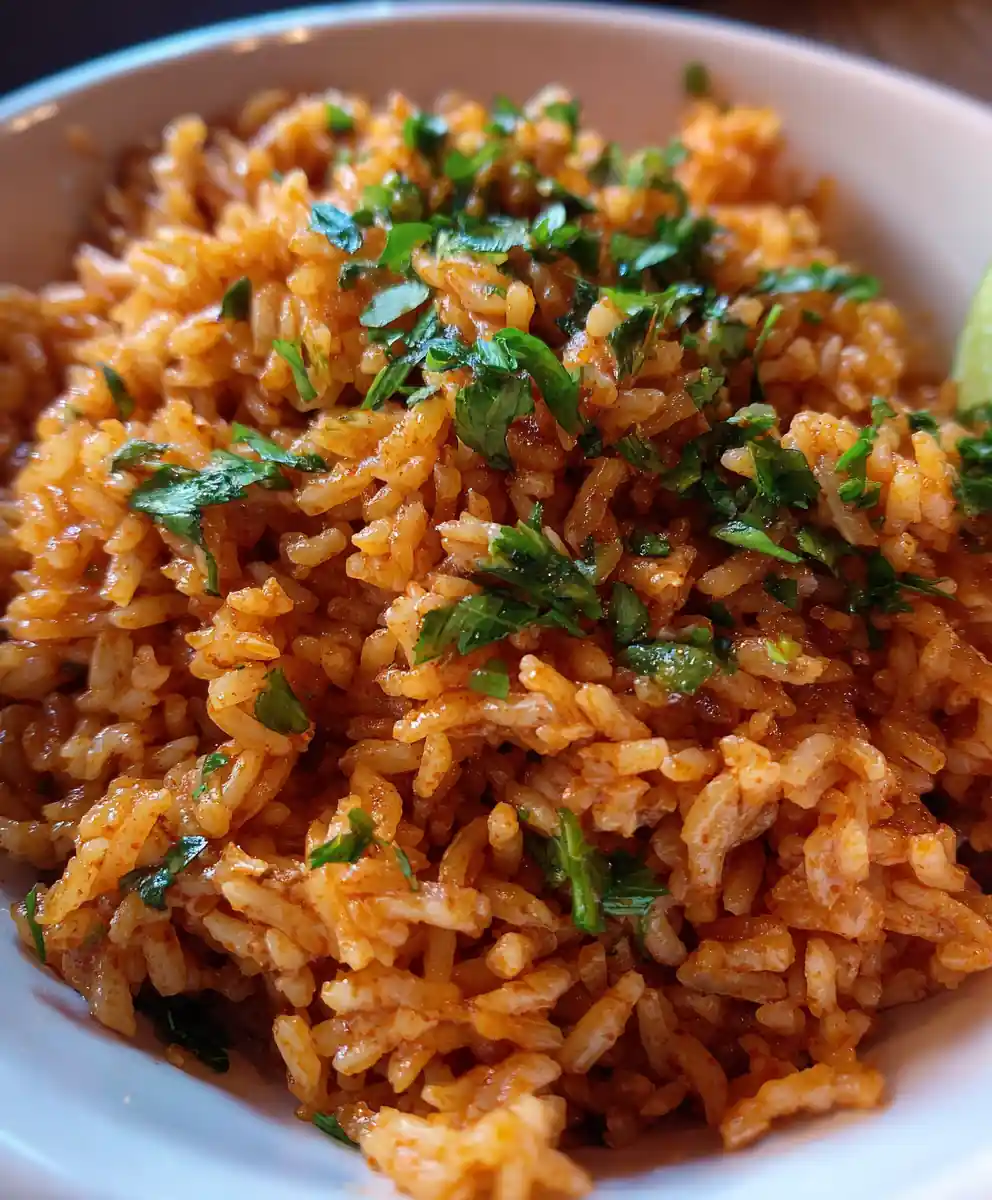 Chipotle Rice Recipe with Lime and Fresh Cilantro