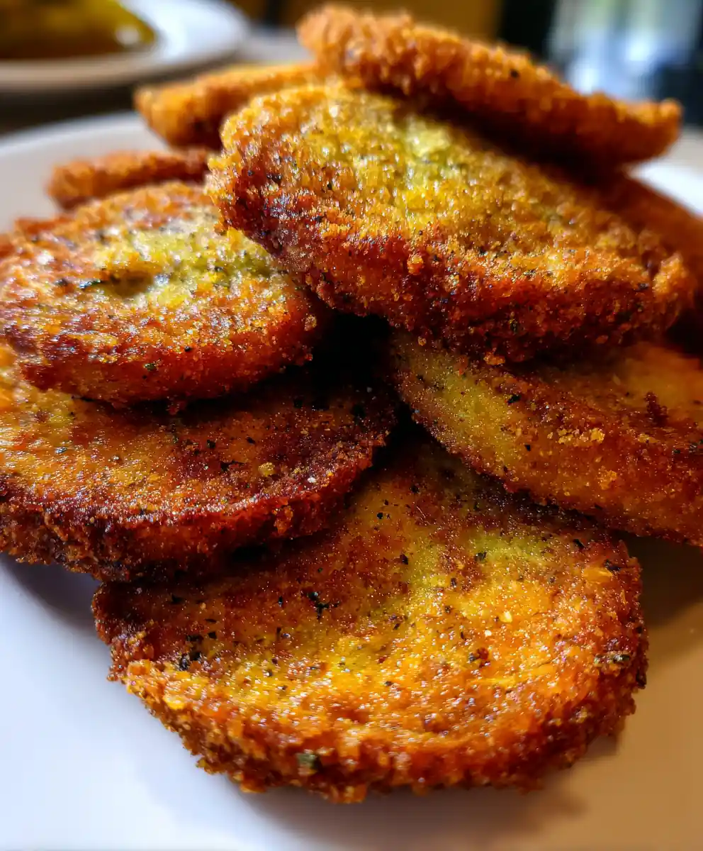 Fried Green Tomatoes Recipe with Buttermilk Coating