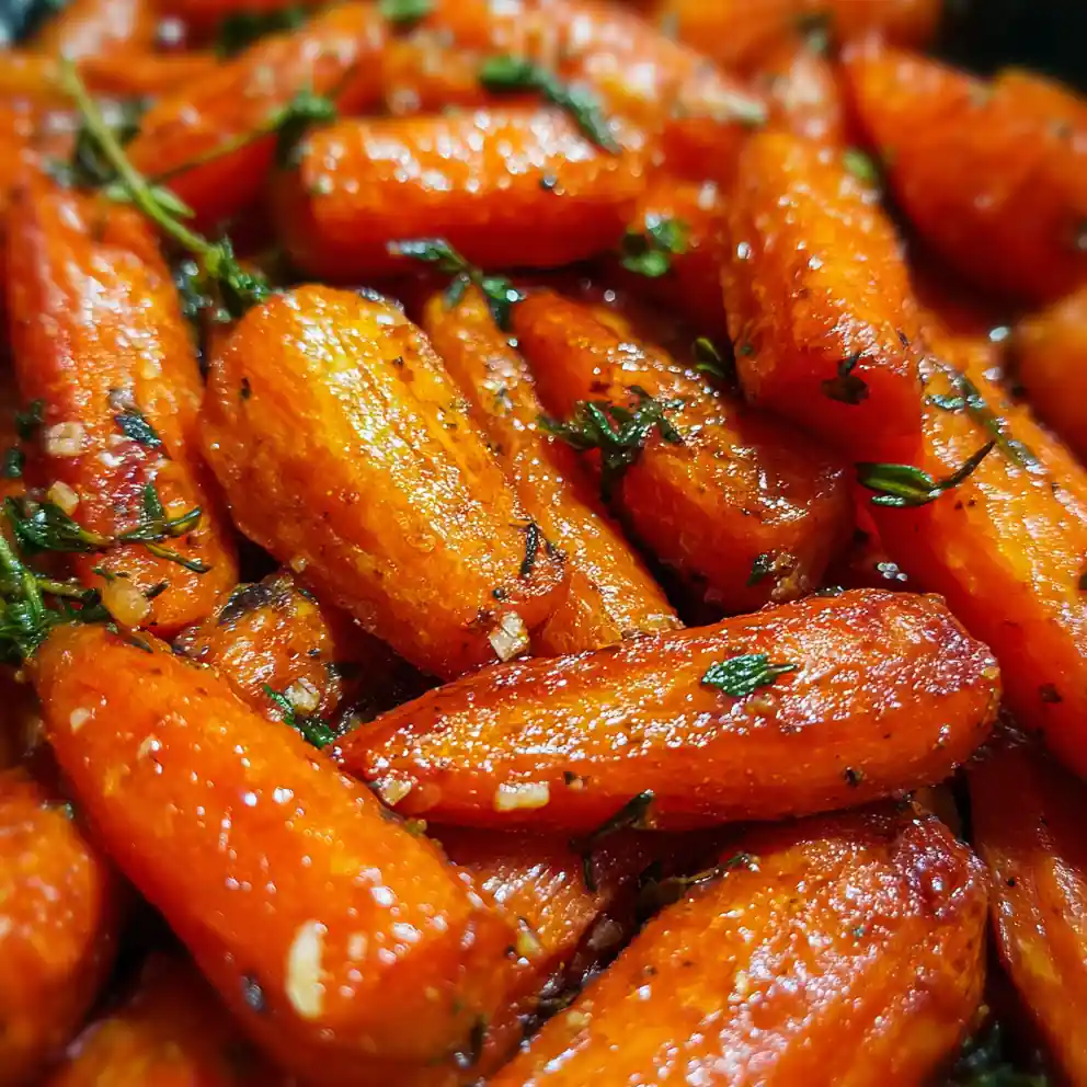 Honey Roasted Carrots with Thyme and Olive Oil