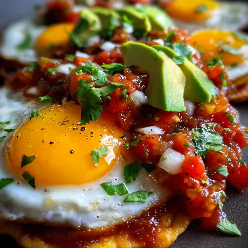 Huevos Rancheros Recipe with Fresh Salsa and Avocado