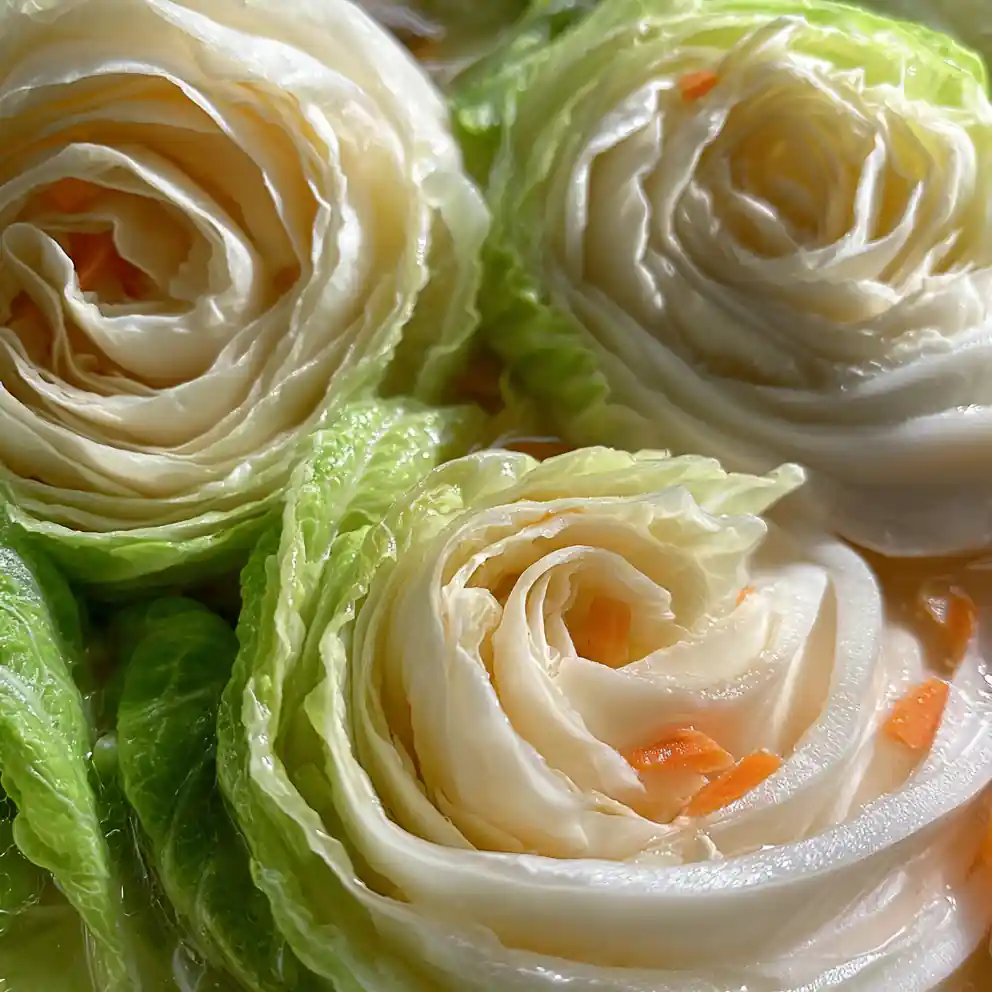 Mille Feuille Nabe with Vegetables and Savory Broth