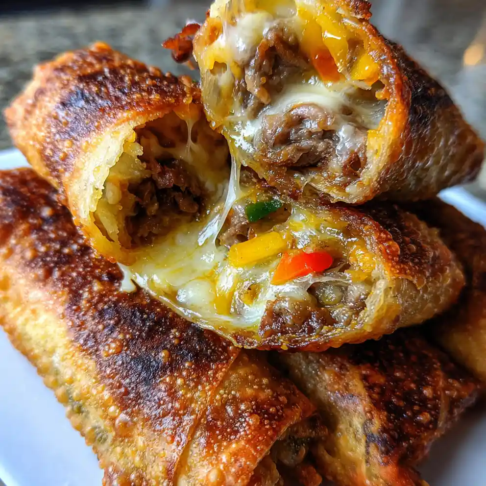 Philly Cheesesteak Egg Rolls With Provolone And Peppers 1759046032.7912436