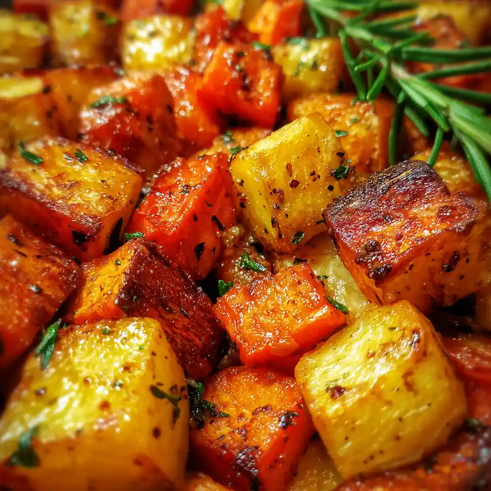Roasted Root Vegetables with Rosemary and Garlic