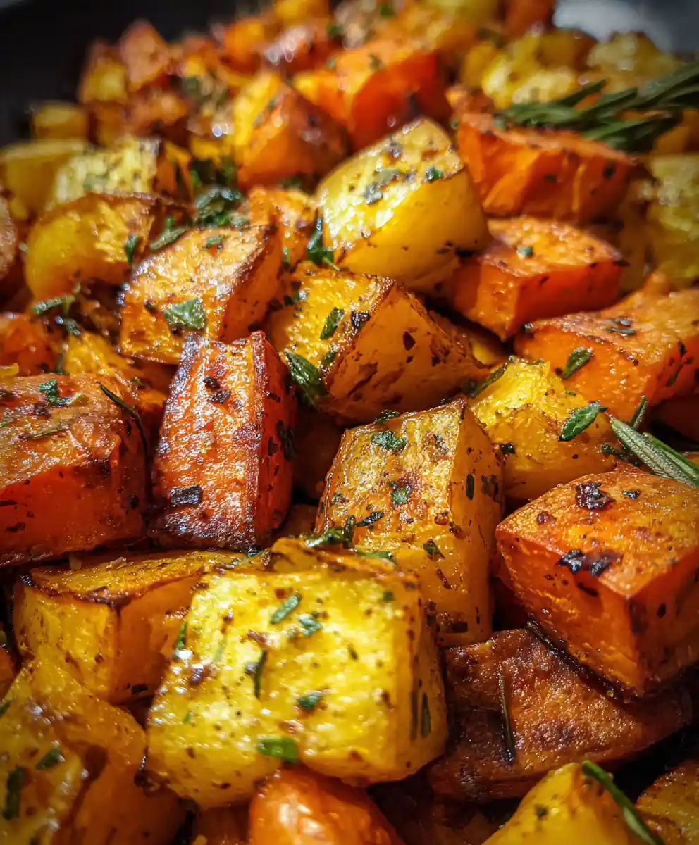 Roasted Root Vegetables with Rosemary and Garlic