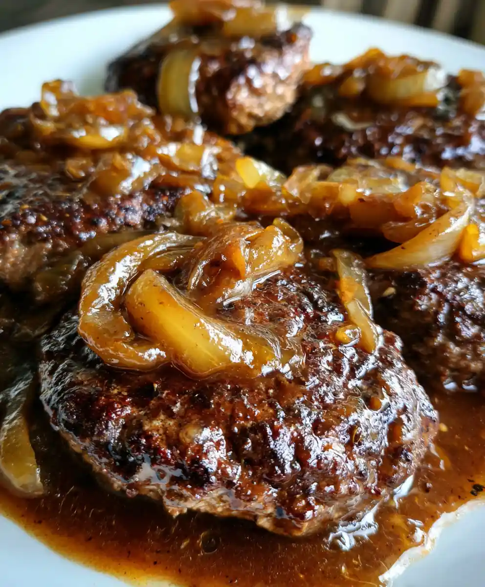 Salisbury Steak Recipe Onion Gravy Skillet