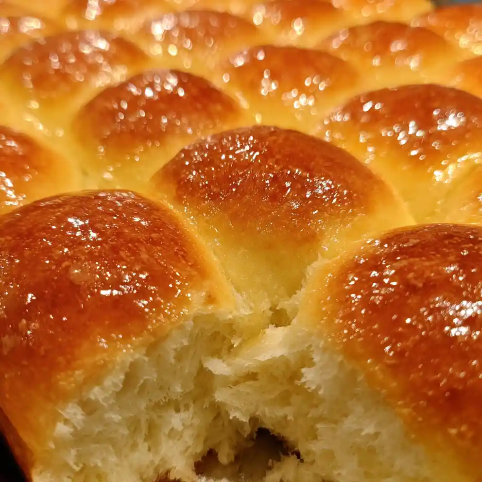 Soft Sourdough Dinner Rolls with Golden Crust