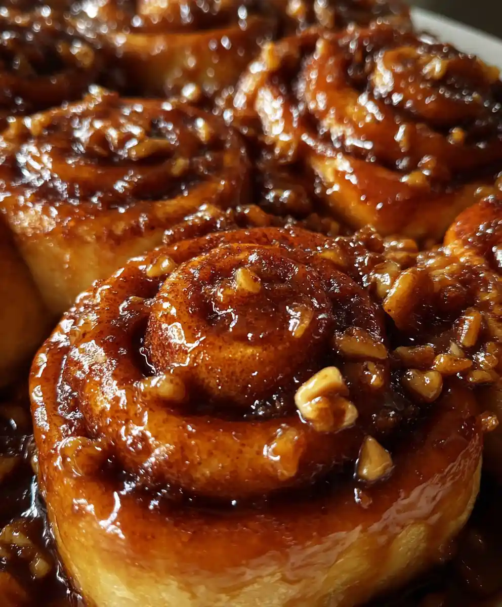 Sticky Buns with Cinnamon Sugar and Pecan Glaze