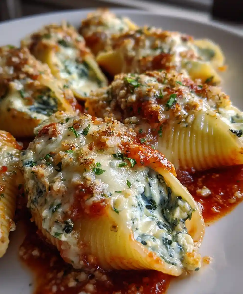 Stuffed Shells Recipe Ricotta and Spinach Baked