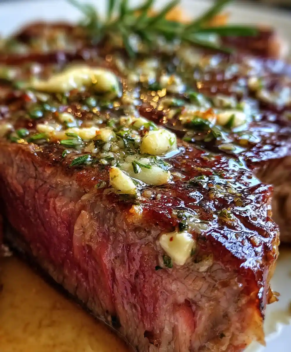 Top Sirloin Steak Recipe with Garlic Herb Butter