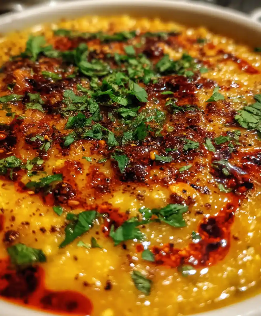 Traditional Moong Dal with Aromatic Indian Spices