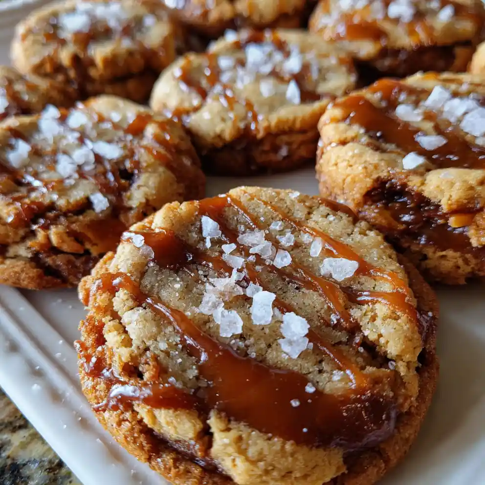 Crispy Salted Caramel Cookies Recipe Chewy Oven Baked 1758754797.2111251